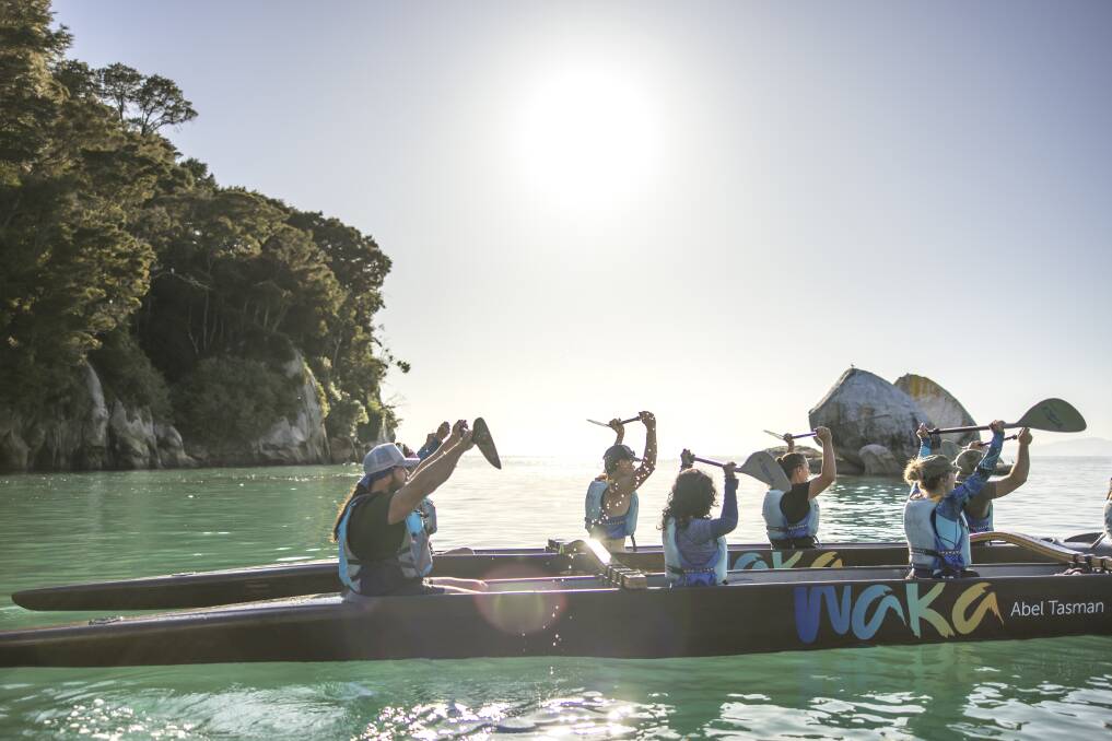 Waka Abel Tasman's Split Apple Rock paddle.