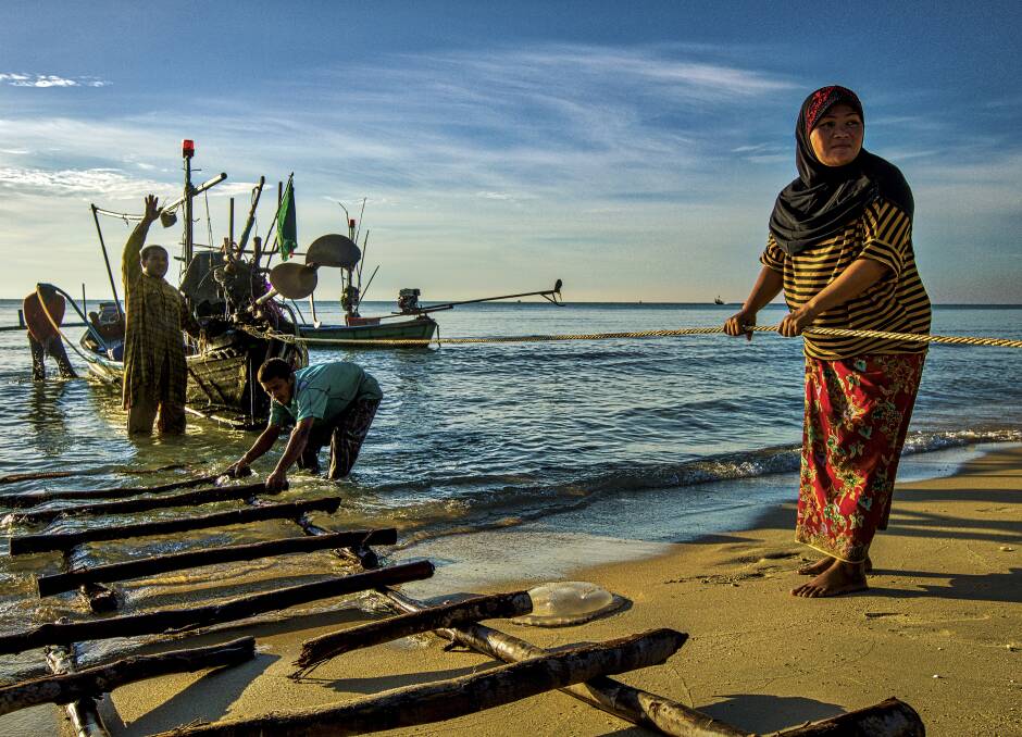 Fishermen of Plai Thon village.