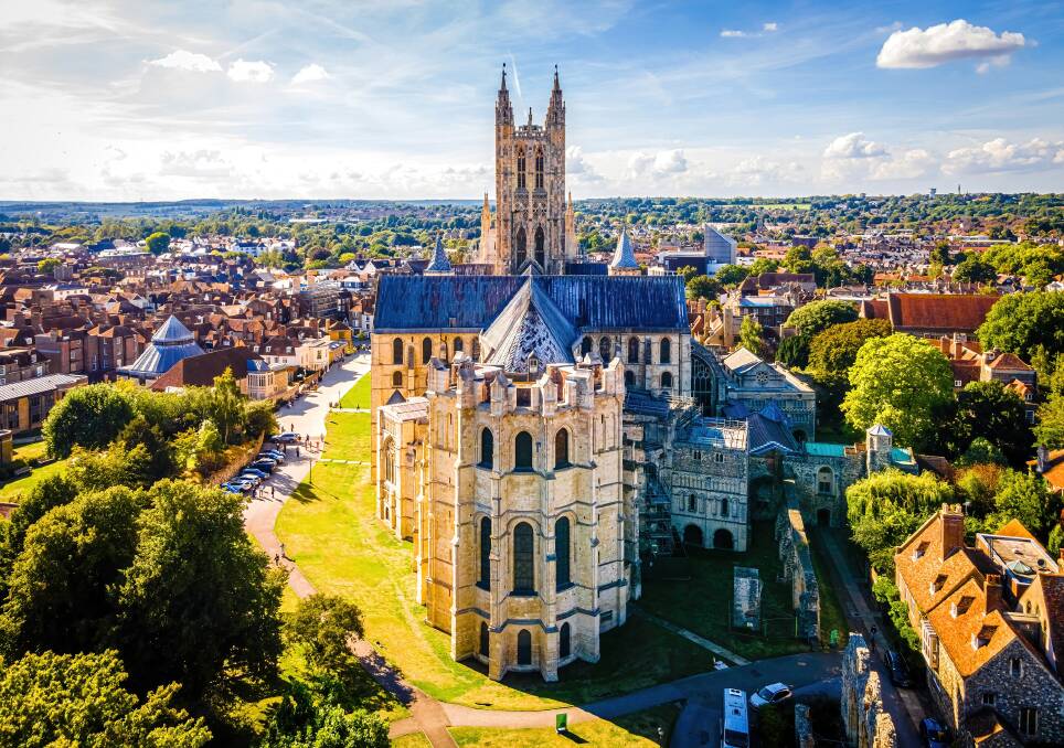 Canterbury Cathedral marks the end of Pilgrims' Way. Picture: Shutterstock