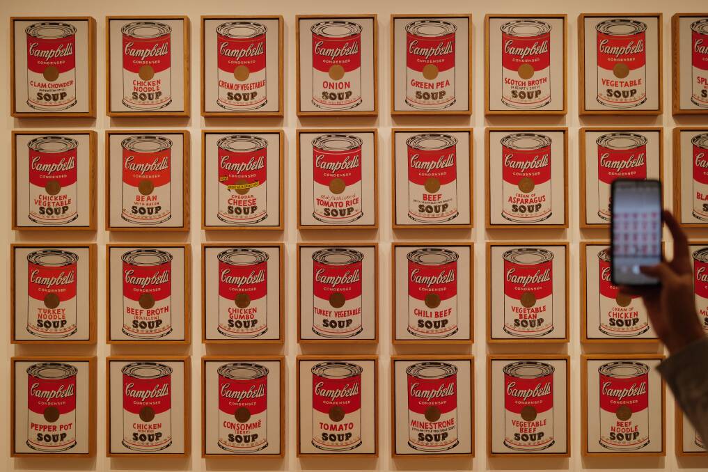 Campbell's Soup Cans by Andy Warhol at MoMA. Pictures: Shutterstock