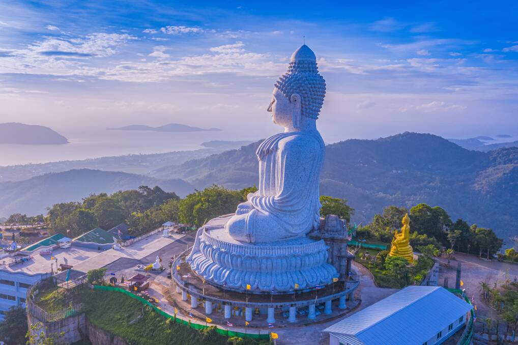 Insta-obligatory Big Buddha in Phuket. Picture: Getty Images