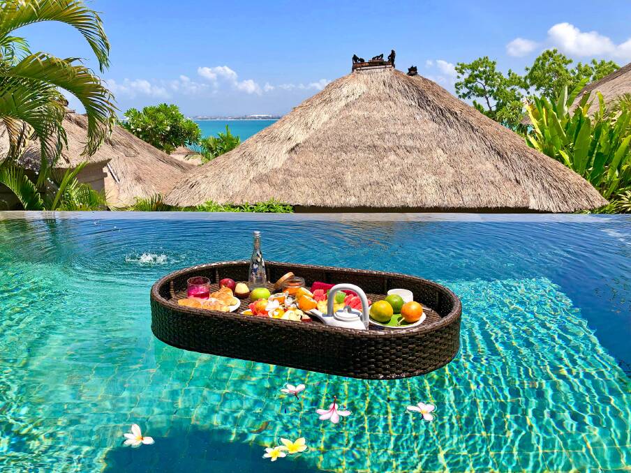 A hotel floating breakfast. Picture: Shutterstock