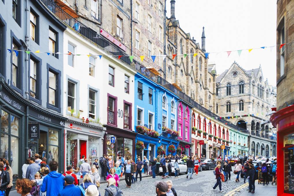  Edinburgh's colourful Old Town. Pictures: Getty Images