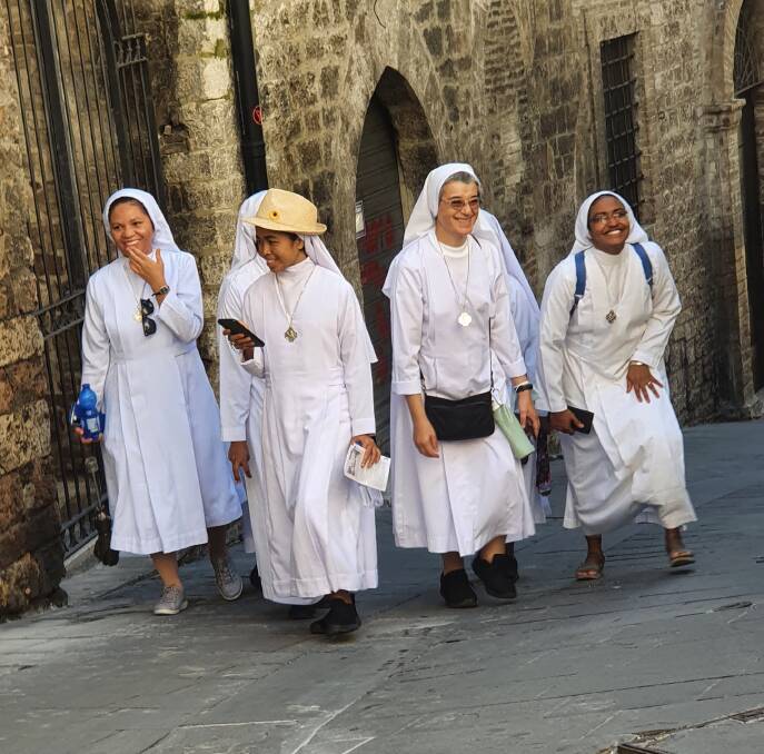 Nuns in Assissi.