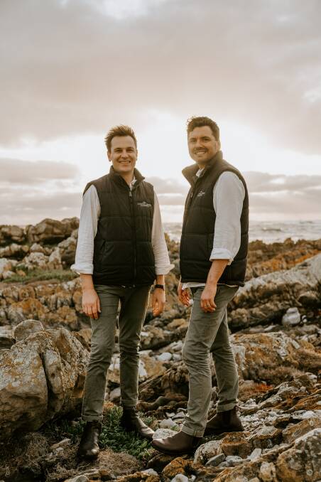 Kittawa Lodge owners Aaron Suine and Nick Stead. Picture: Arianna Harry Photography