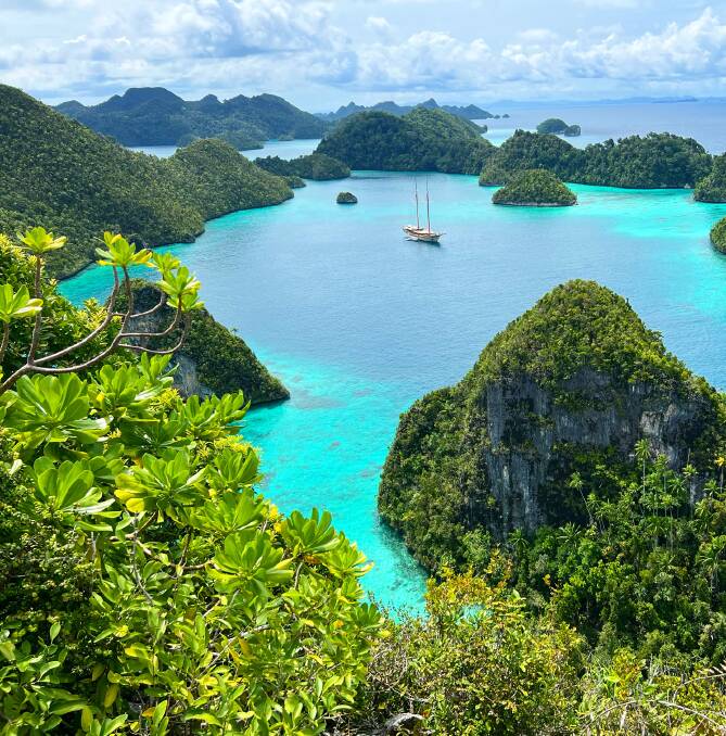The Raja Ampat Islands.