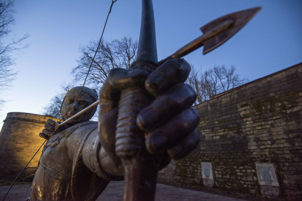 A Robin Hood statue in Nottingham Castle. Picture: Tracey Whitefoot and Nottingham Castle Trust