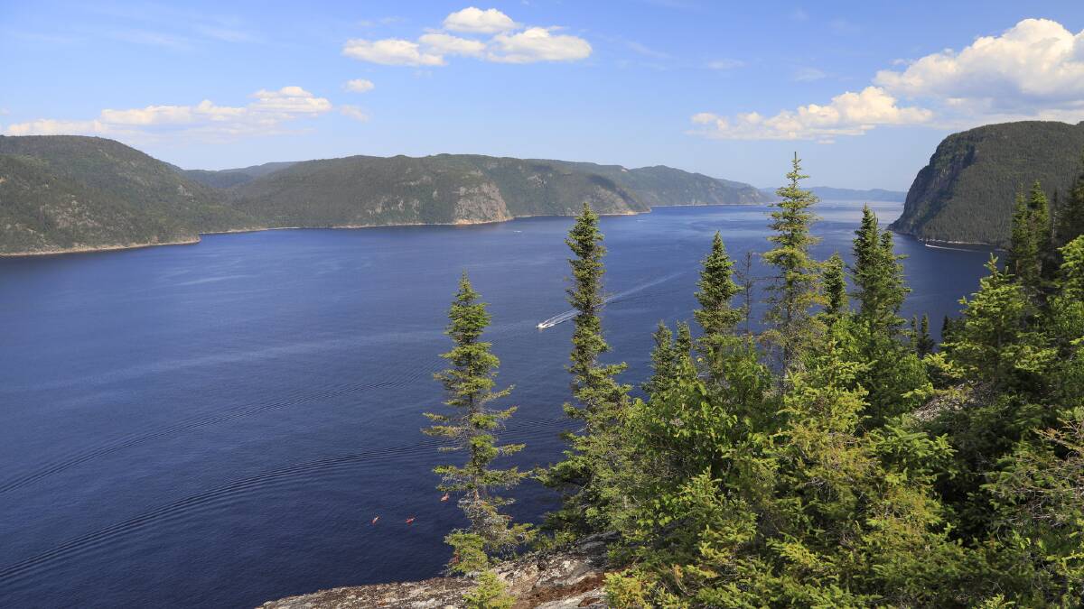 Saguenay Fjord.