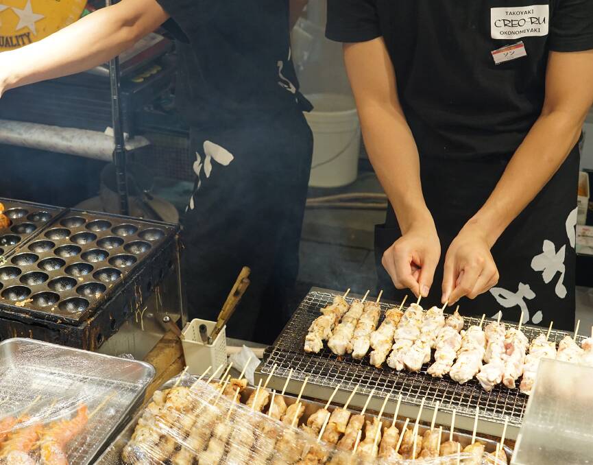 Food prepared fresh. Picture: InsideJapan
