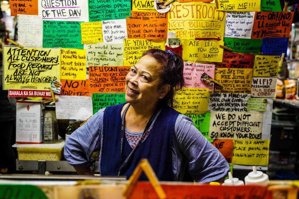 Leila Rosa opened her lunch counter in 1987. Picture: Jeremy Drake