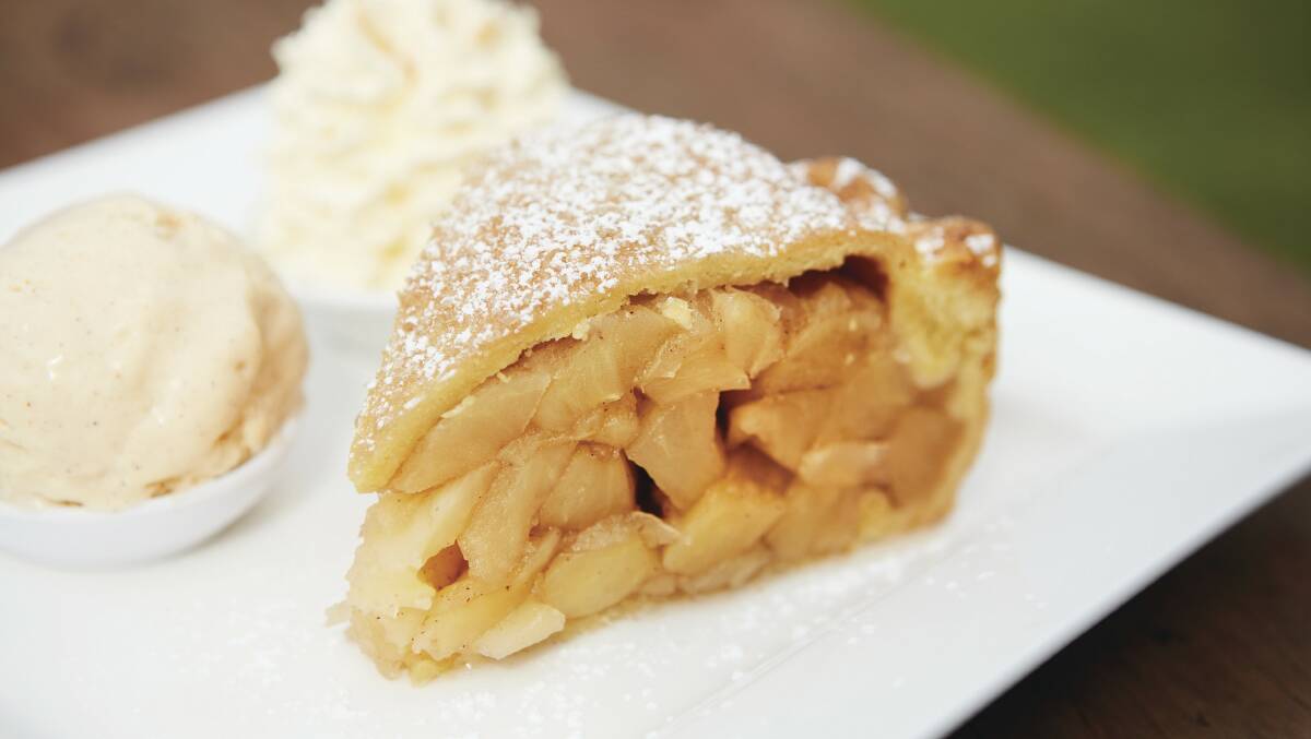 Your pie, with icecream, is served. Picture: Tourism and Events Queensland
