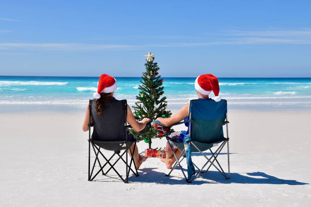 A beach Christmas in Australia. Pictures: Getty Images