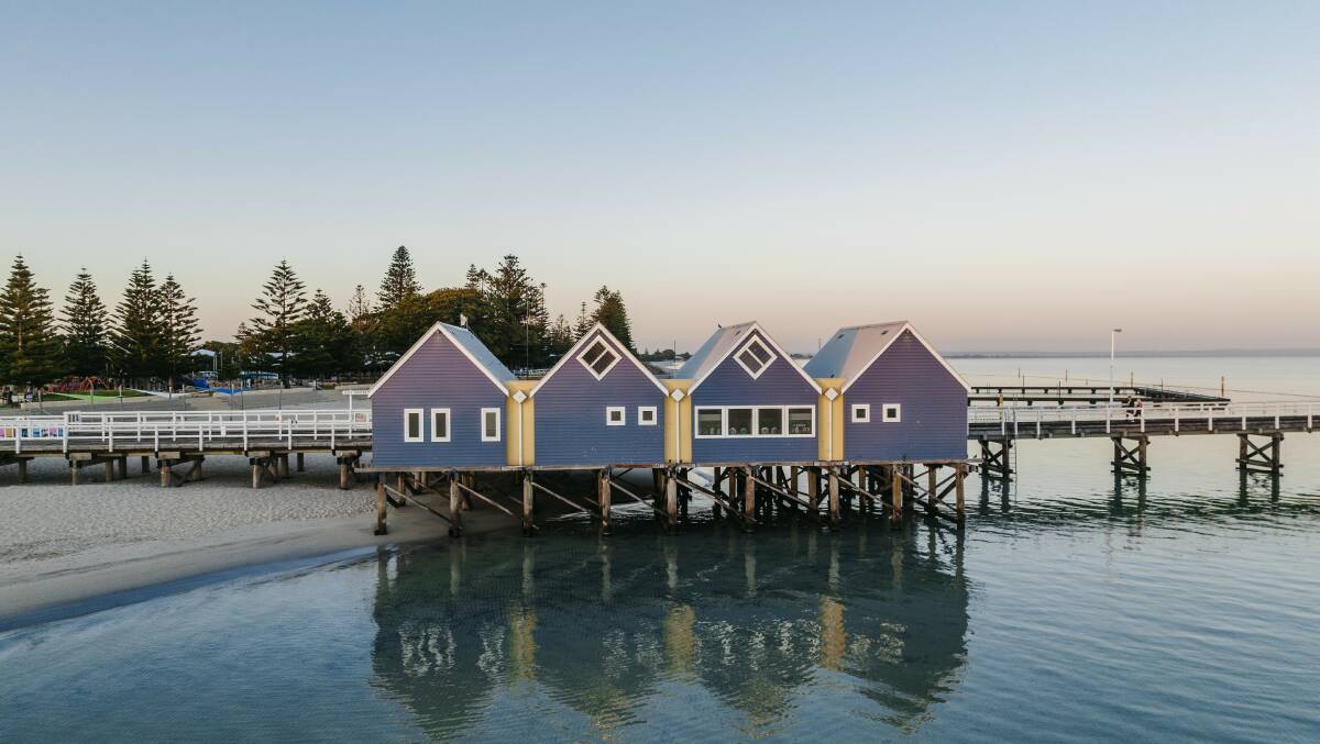 Cottages on Busselton jetty.