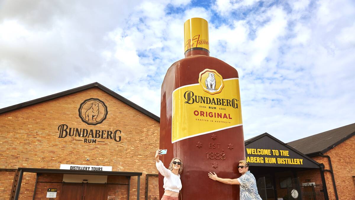 The Bundaberg Rum distillery.
