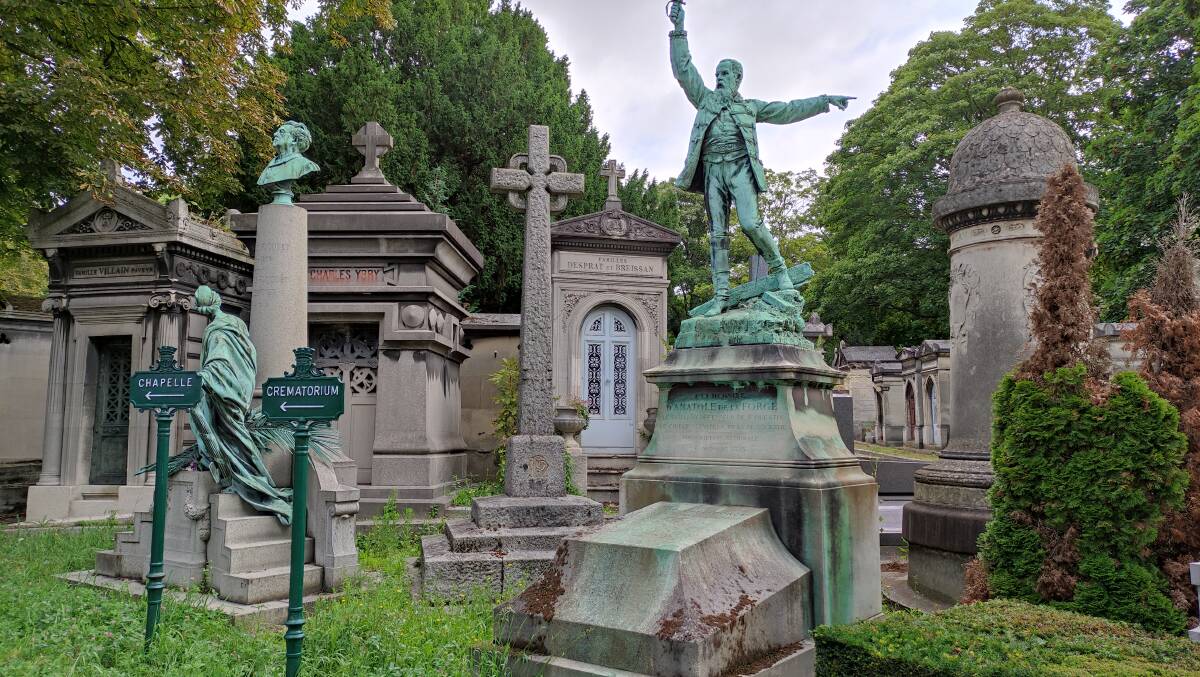 Paris's cemeteries have plenty to grab the attention. Picture: Steve McKenna