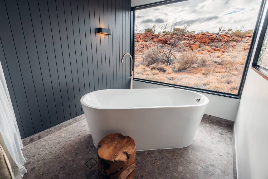 An ensuite with a view.