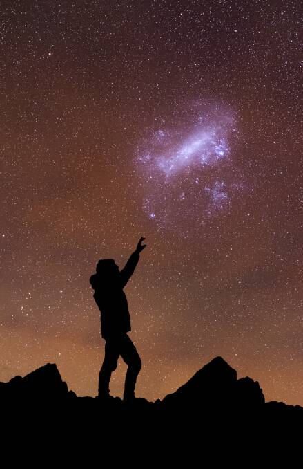 Reaching for the Large Magellanic Cloud. Picture: Joseph Pooley