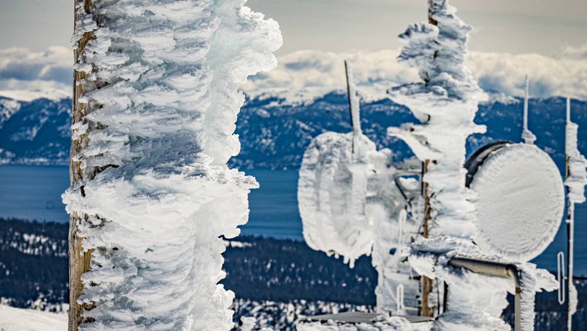 Icicle action at Palisades Lake Tahoe. Picture: Jeff Engerbretson