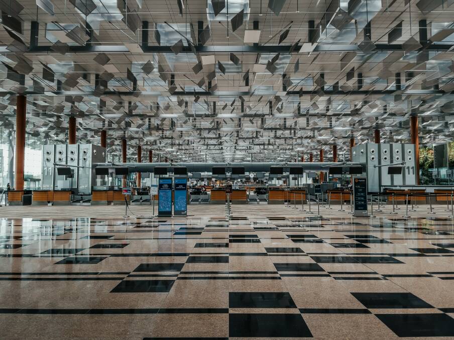 Singapore airport.