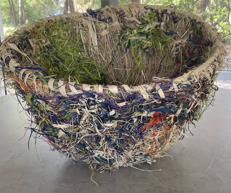 A nest basket by the late Judy Martin.