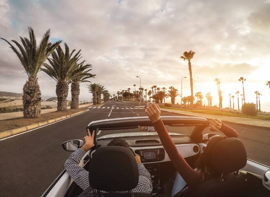 Top down, music up in California on the West Coast. Picture: Shutterstock