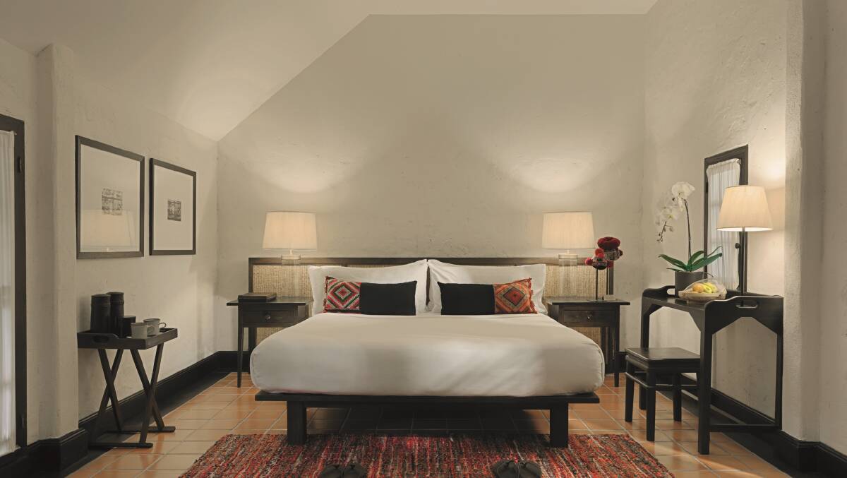 Elegant minimalism in the rooms.