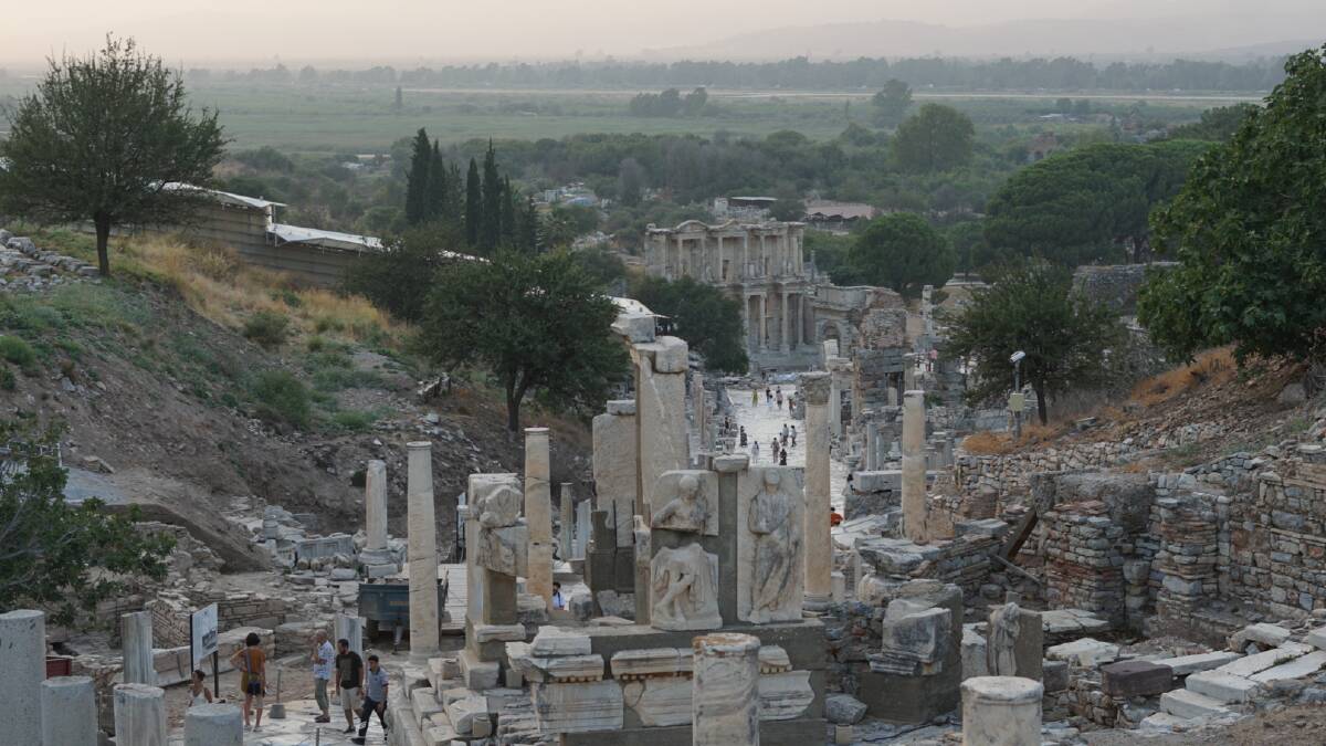 Ruins of Ephesus. Picture: John-Paul Moloney