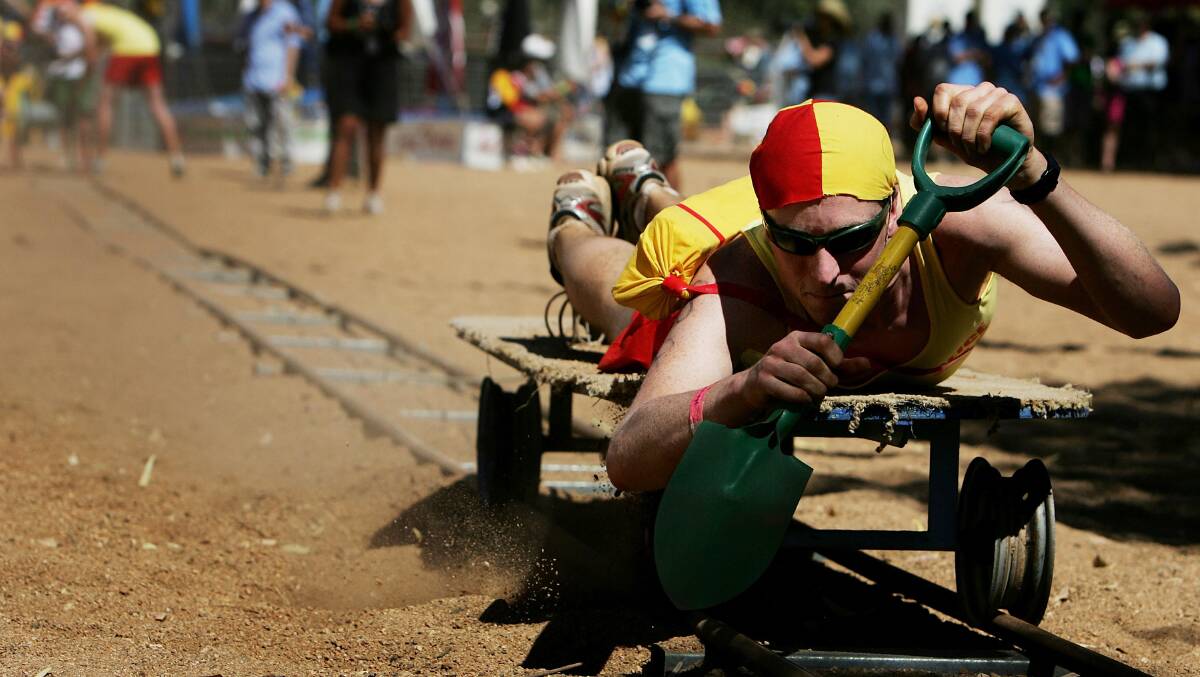 Henley-on-Todd Regatta in Alice Springs. Picture: Getty Images