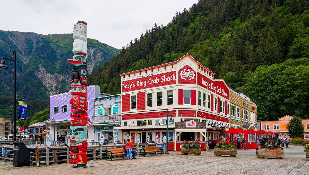 Tracy's King Crab Shack in Juneau.