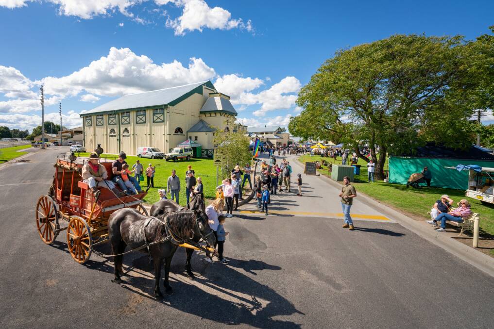 You can ride a horse-drawn coach at the Bathurst Heritage Trades Trail.