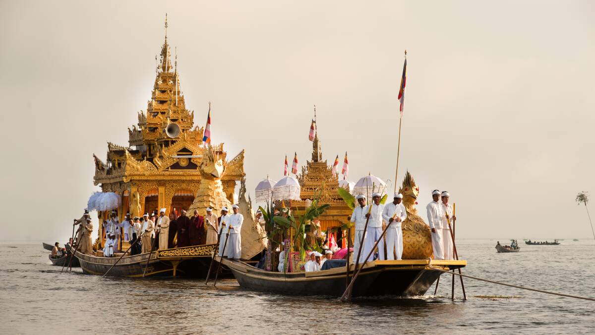 Phaung Daw Oo Pagoda Festival, Myanmar. Picture: Shutterstock
