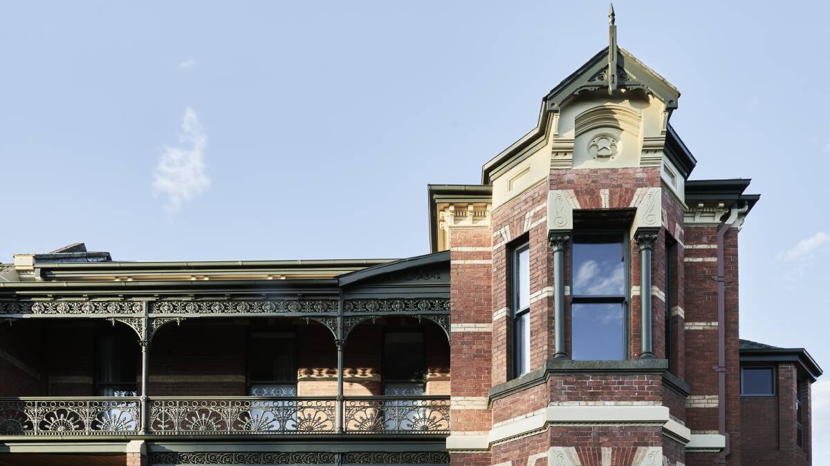 The historic facade of Hotel Vera in Ballarat, Victoria.