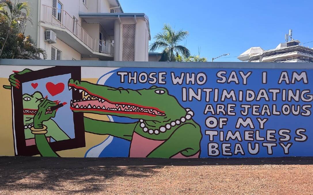 Street art in Darwin. Picture: Charlie Bliss