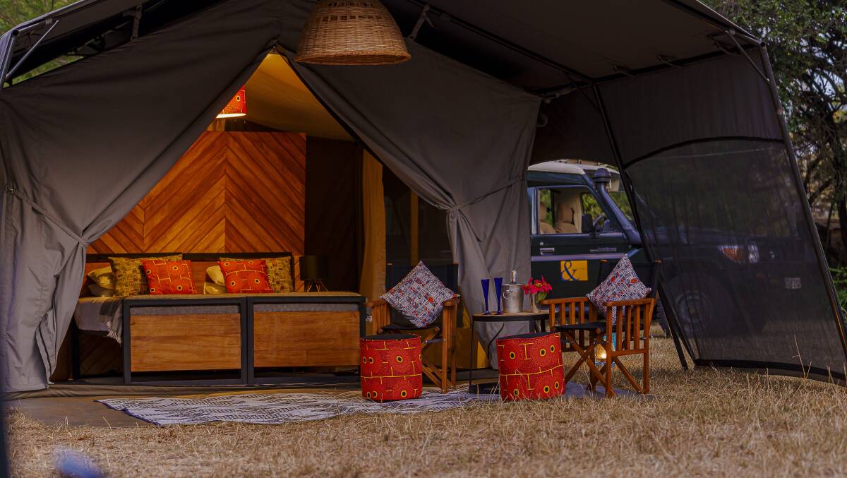 The new tented camp in Kenya by Abercrombie & Kent.