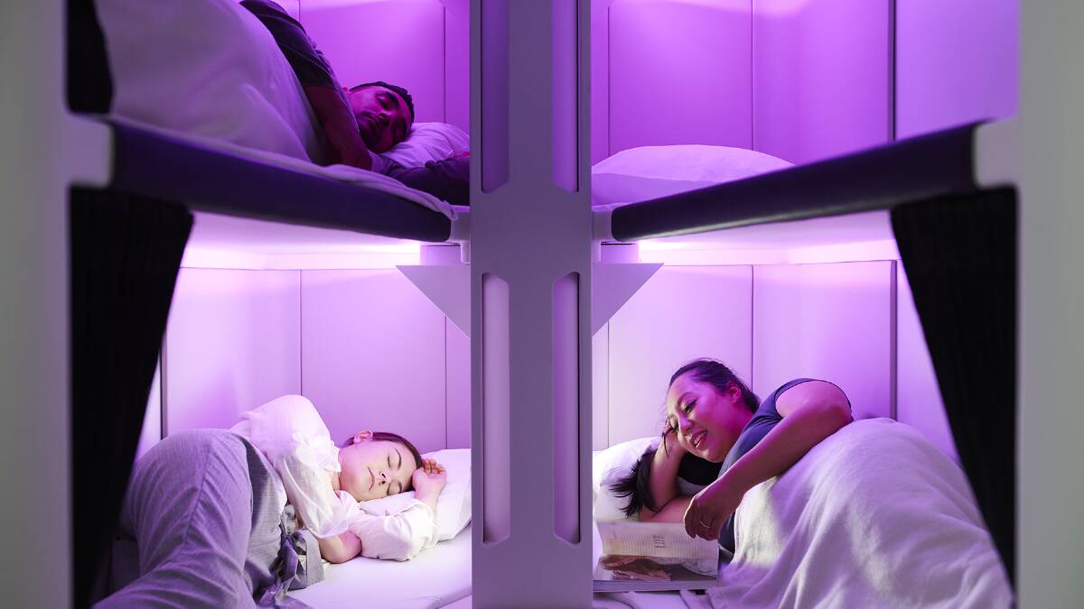 Air New Zealand's Skynest "bunk beds".
