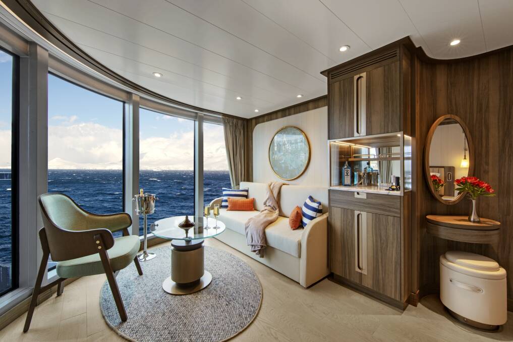 A suite on Seabourn Pursuit.