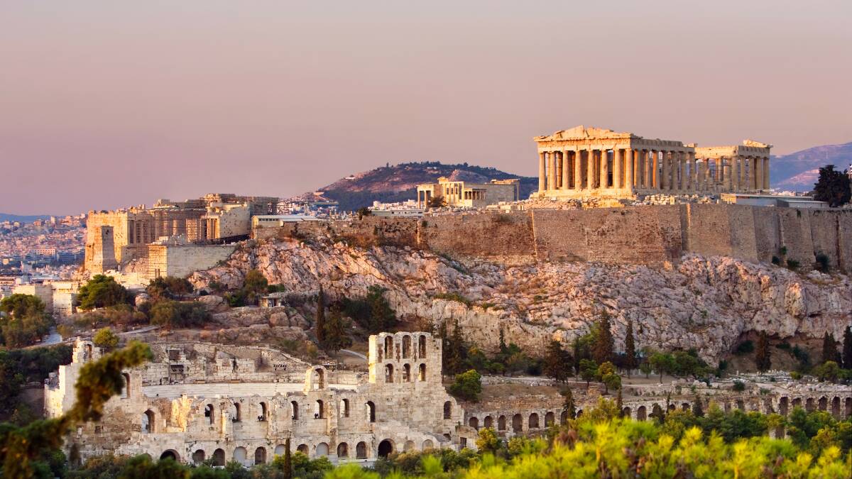 Athens is the last stop on the cruise.