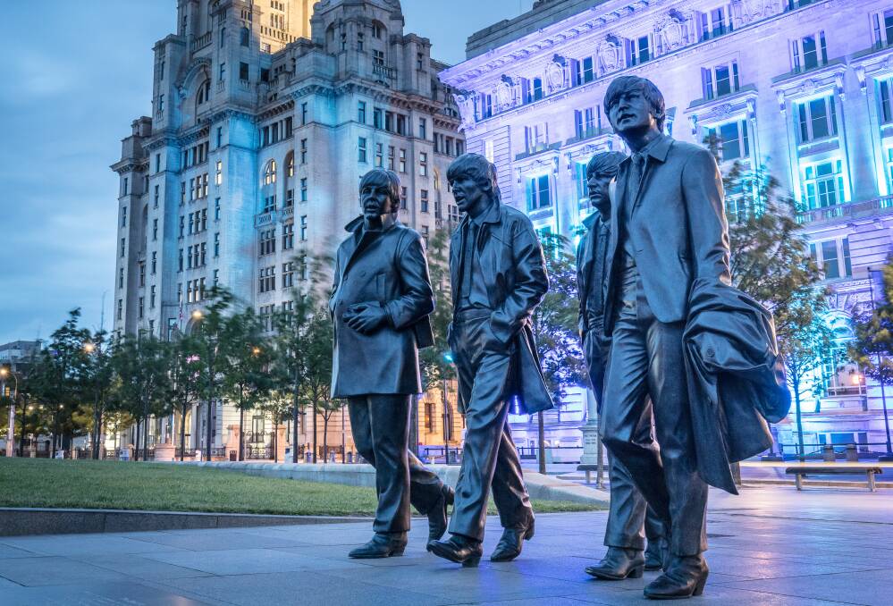 Larger-than-life statue of the Beatles. Picture: VisitBritain/Quintin Lake/Andy Edwards