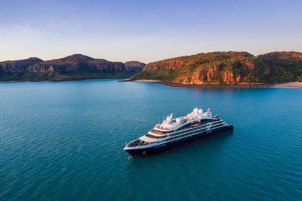 A Ponant cruise in the Kimberley region.