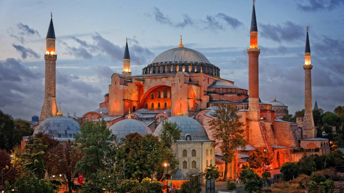 The Hagia Sophia Grand Mosque. Picture: Getty Images