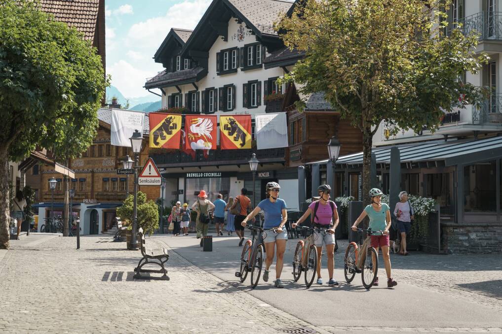 The resort town of Gstaad. Picture: Switzerland Tourism