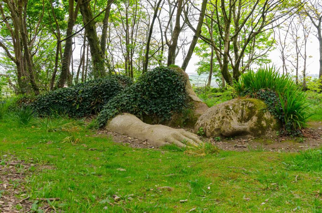 The Lost Gardens of Heligan in Falmouth.
