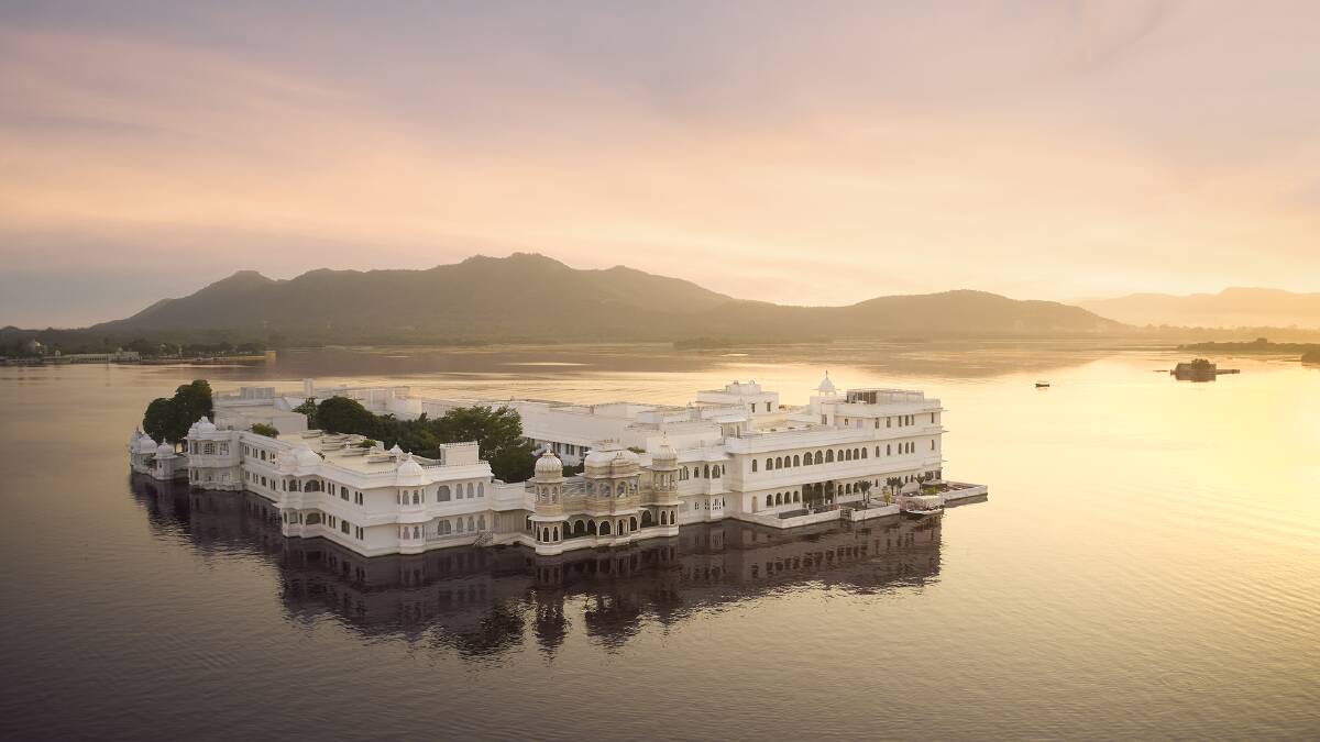 Taj Lake Palace, Udaipur, India.