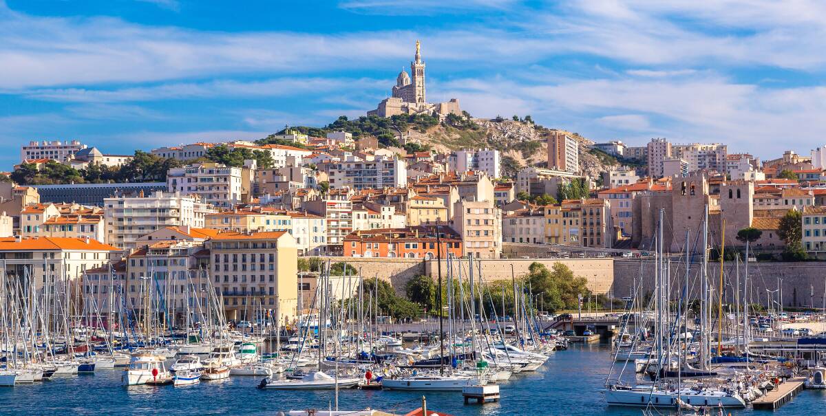Marseille Notre-Dame, perched high above the city. Picture: Shutterstock