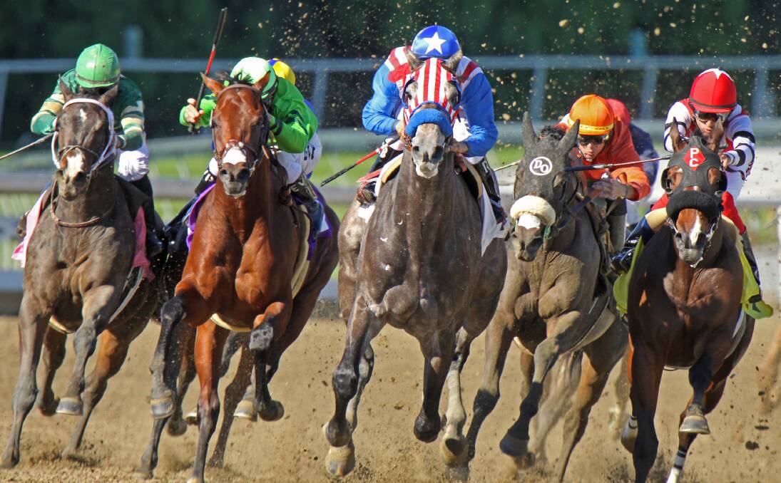 The action at the Kentucky Derby. Picture: Shutterstock