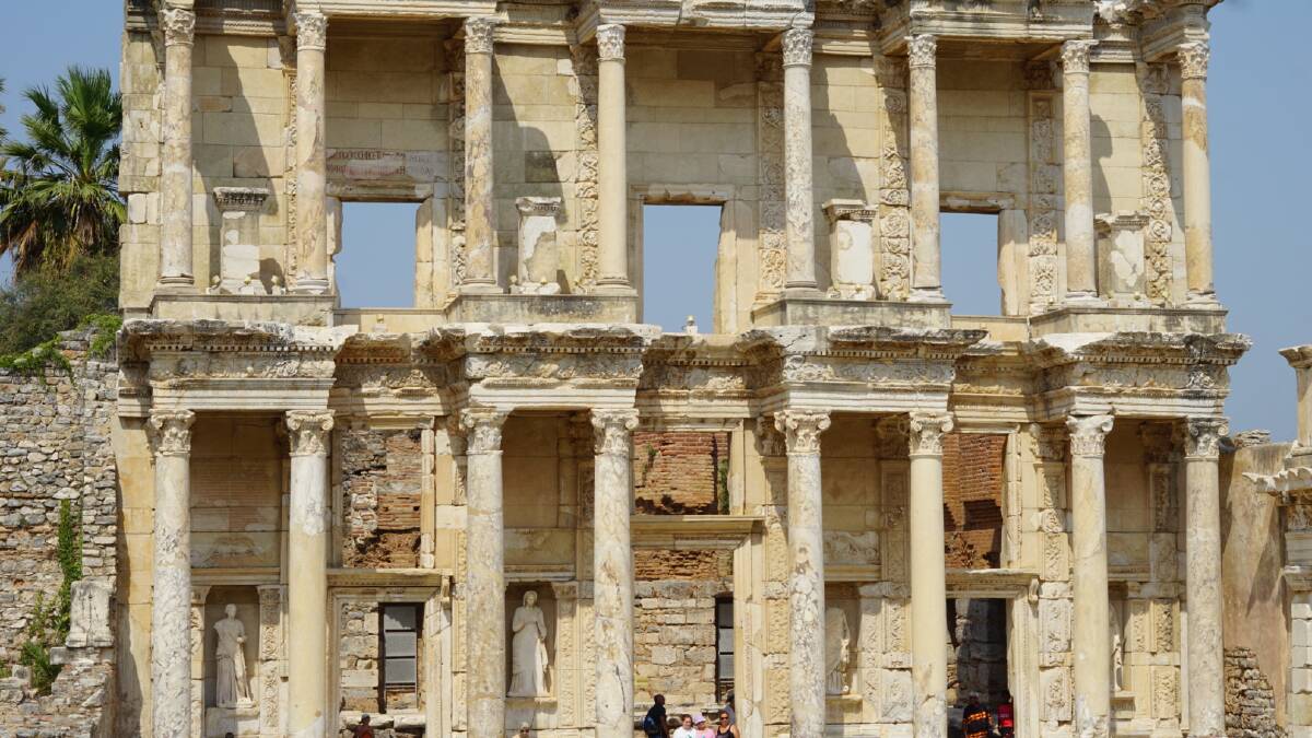 Ancient Library of Ephesus, Turkey. Picture: John-Paul Moloney