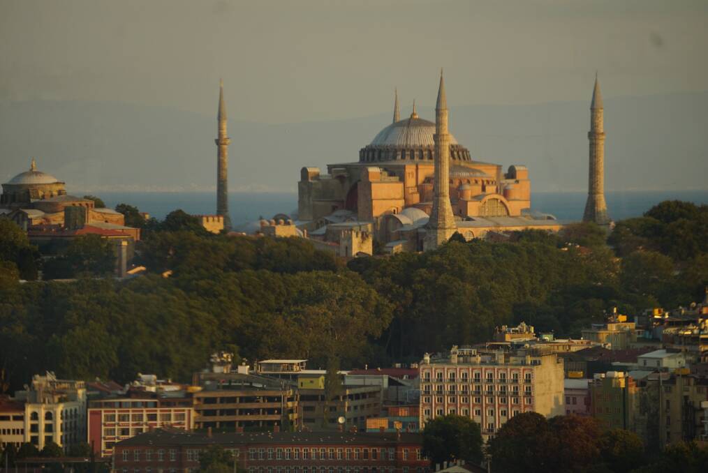 The Hagia Sophia mosque in Istanbul. Picture: John-Paul Moloney