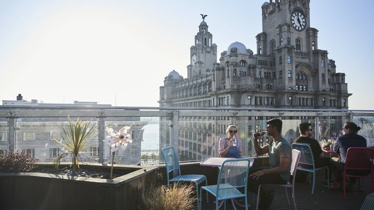 Rooftop terrace restaurant with expansive city views. Picture: VisitBritain