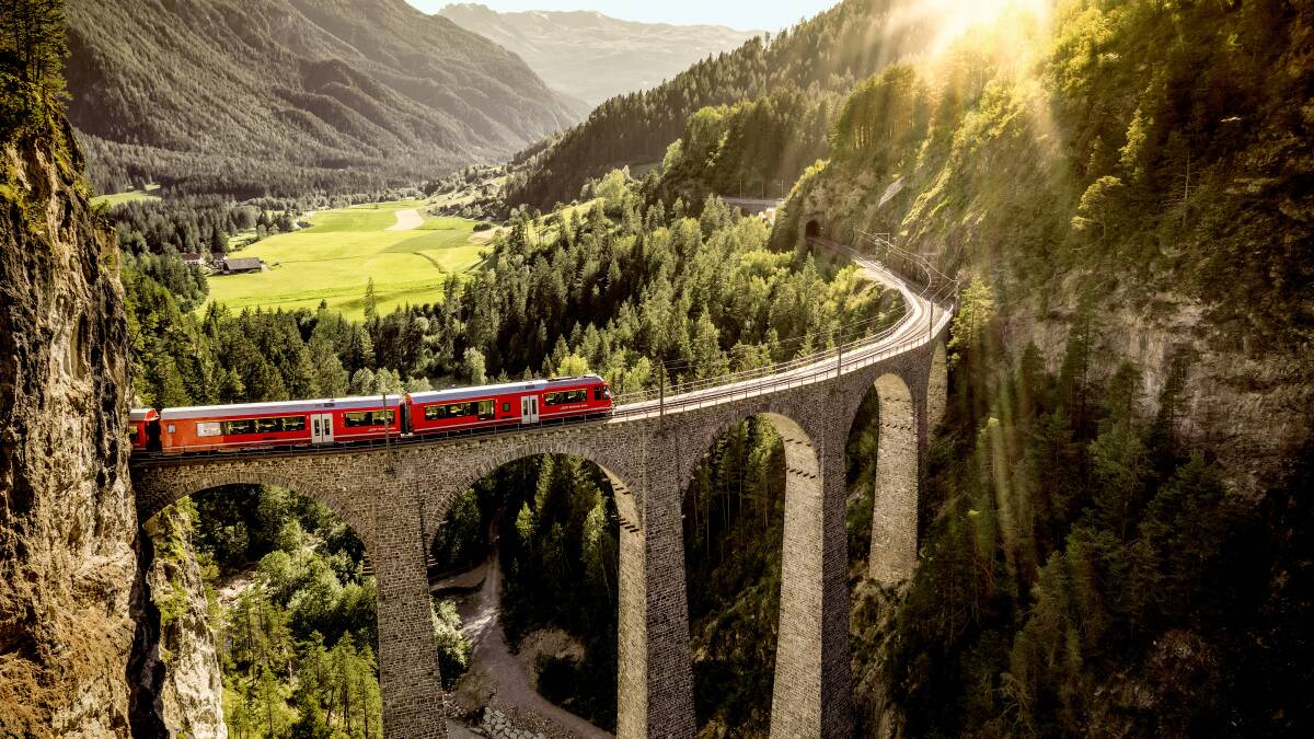 The Swiss rail experience. Picture: Switzerland Tourism
