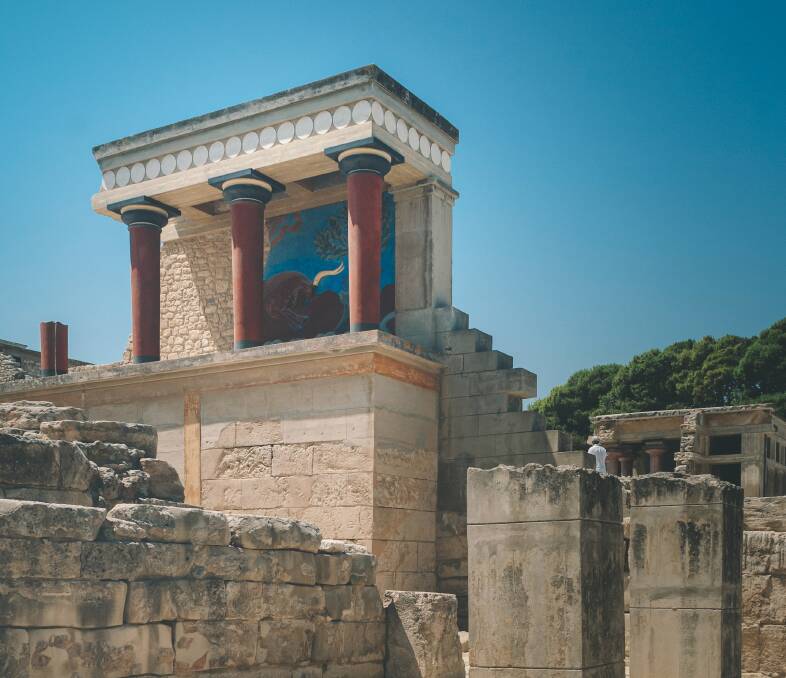 The palace of Knossos, Crete. Picture: Unsplash/Egor Myznik